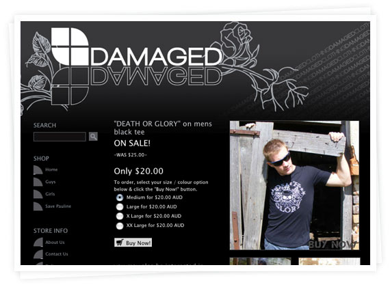 Damaged Clothing
