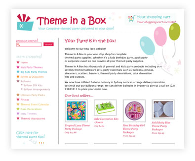 Party supplies from Theme In A Box - http://www.themeinabox.com.au/