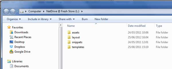 where does netdrive 3 store files